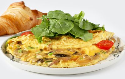 Mantarlı Amerikan Omlet