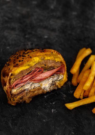 Calzone Bacon Burger