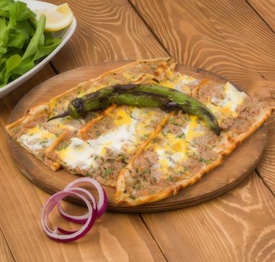 Kıymalı Yumurtalı Pide
