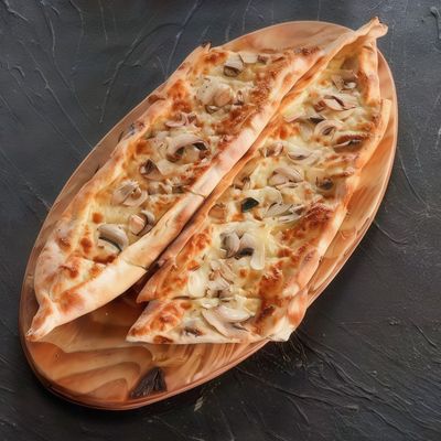 Mantarlı Kaşarlı Pide
