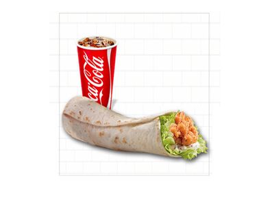 Chicken Wrap & İçecek Menü