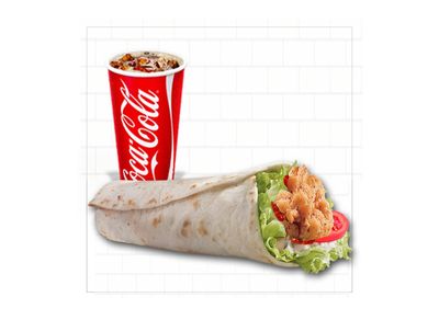Hot Chicken Wrap & İçecek Menü