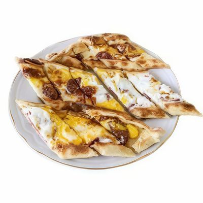 Kaşarlı Sucuklu Yumurtalı Pide