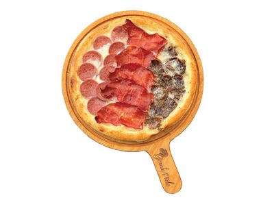 Pastırmalı Karışık Pide (Yuvarlak)