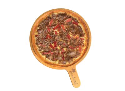 Kavurmalı Sucuklu Pide (Yuvarlak)