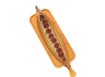 Kaşarlı Sucuklu Pide