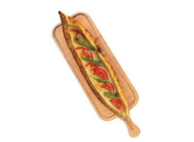 Sebzeli Kaşarlı Pide