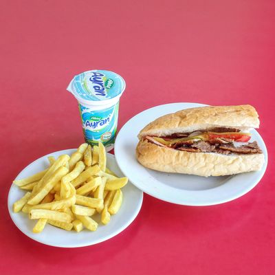 Yarım Ekmek Arası Et Döner Menü 1