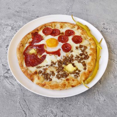 Karışık Pide (Açık) (Yuvarlak)