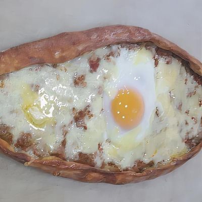Kıymalı Kaşarlı Pide (Açık)