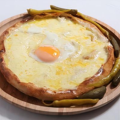 Patatesli Kaşarlı Pide (Açık) (Yuvarlak)