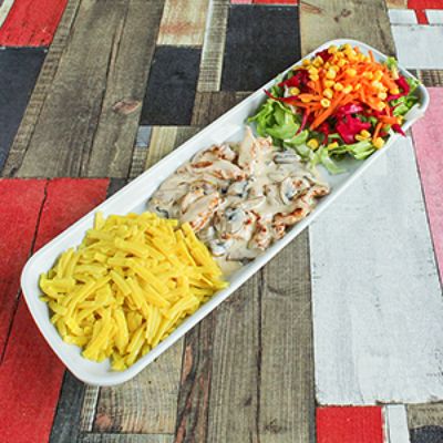 Mantar Soslu Kremalı Tavuk