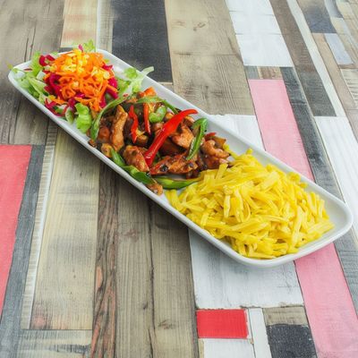 Soya Soslu Mantarlı Tavuk