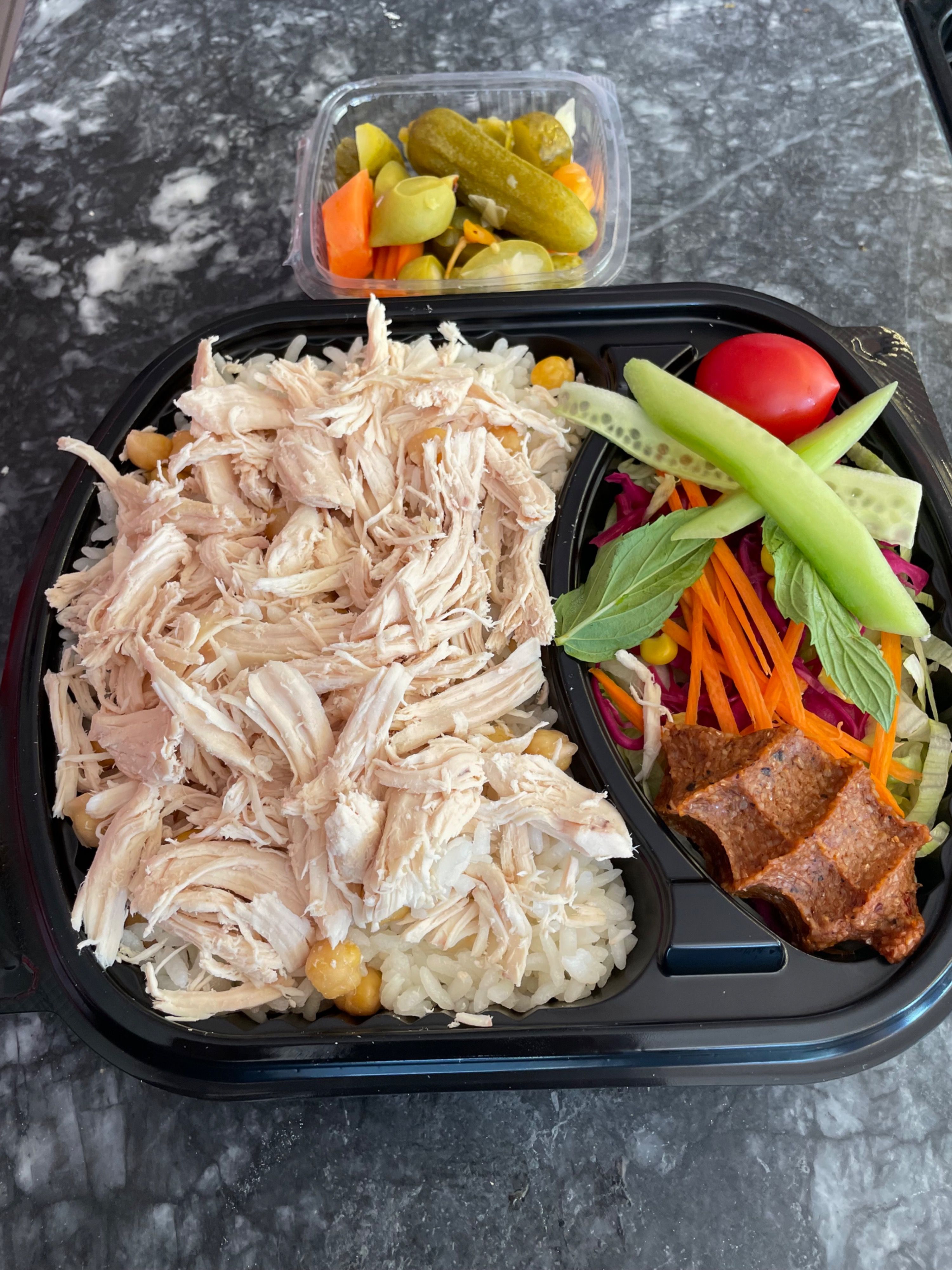 Duble Tavuklu Nohutlu Pilav