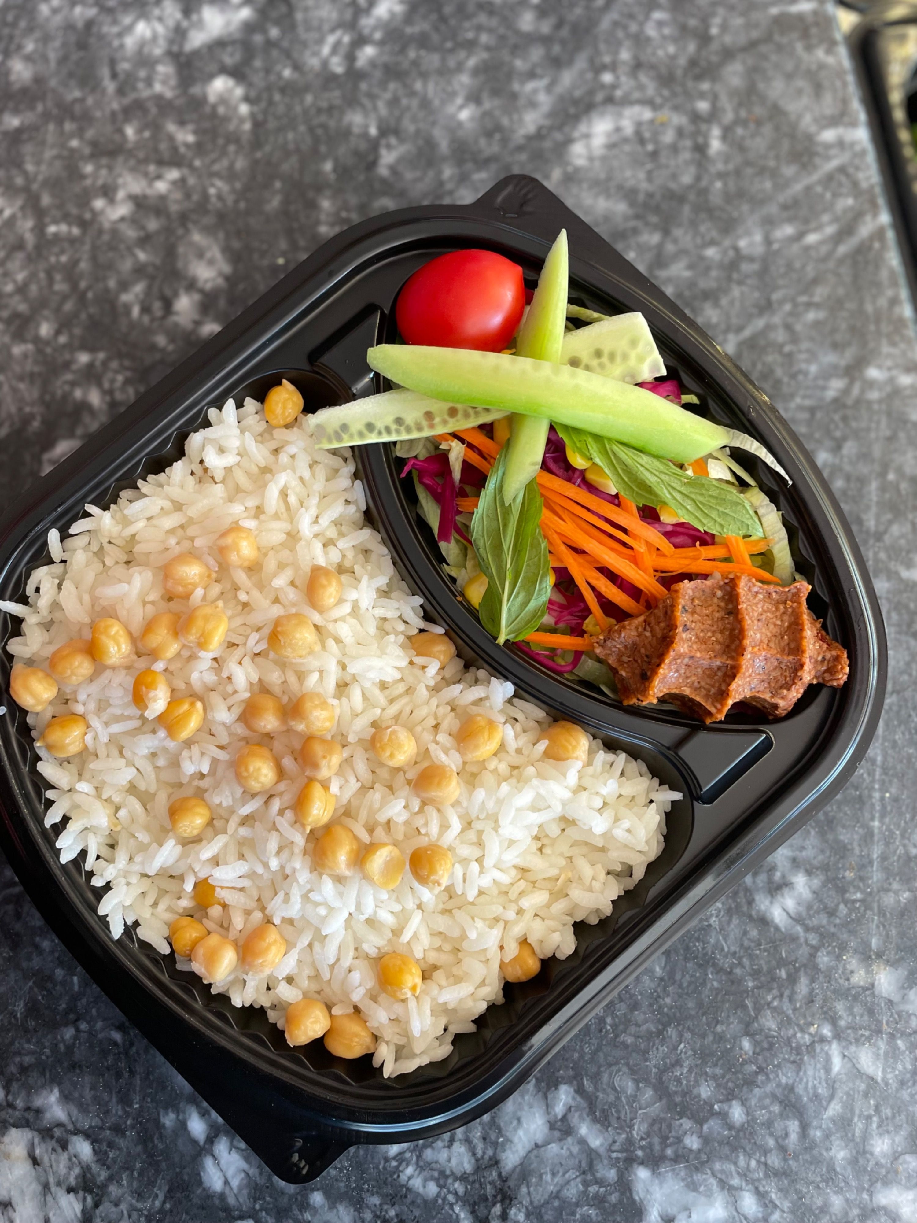 Double Nohutlu Pilav