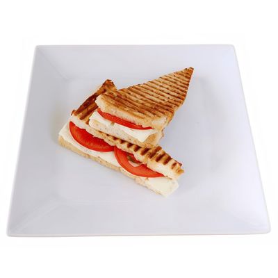 Beyaz Peynirli Domatesli Tost