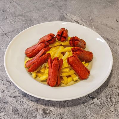 Sosisli Patates Tabağı