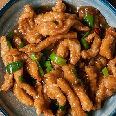 Zencefil Soslu Tavuk / Chicken with Ginger Sauce