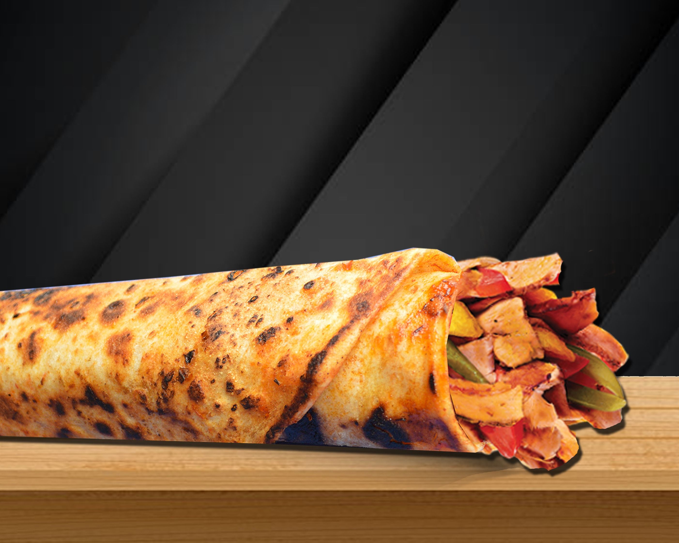Antalya Cheddarlı Tavuk Döner Dürüm görseli