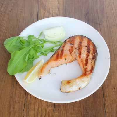 Izgara Norveç Somon / Grilled Norwegian Salmon