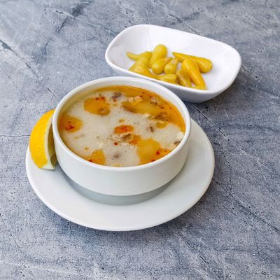 Terbiyeli Kelle Çorbası