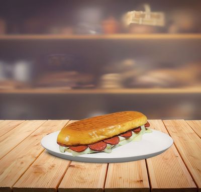 Kaşarlı Sucuklu Tost