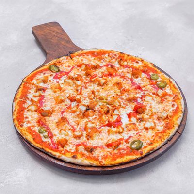 Tavuklu Kaşarlı Pizza