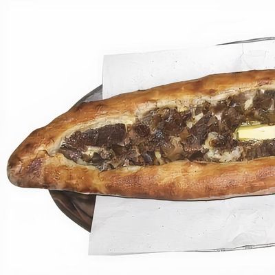 Kavurmalı Kaşarlı Pide (Açık)