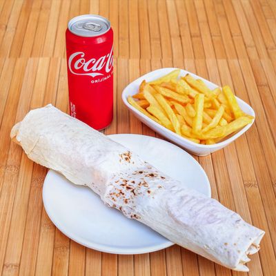 Tavuk Döner Dürüm (110 gr.) Menü