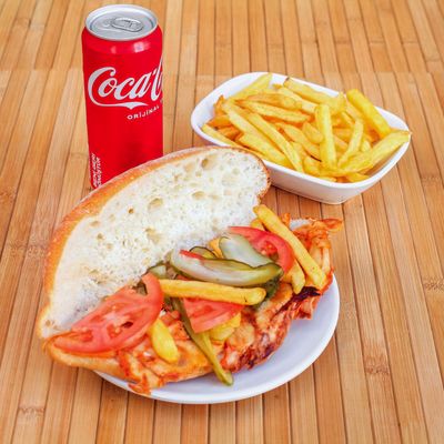 Yarım Ekmek Arası Tavuk Döner (80 gr.) Menü