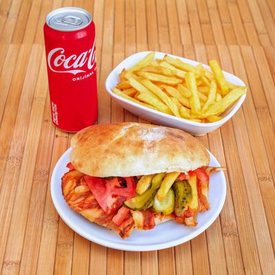 Tombik Ekmek Arası Tavuk Döner (80 gr.) Menü