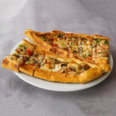 Kaşarlı Mantarlı Pide (Yuvarlak)