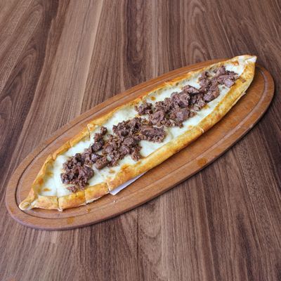 Kavurmalı Kaşarlı Pide (Açık)