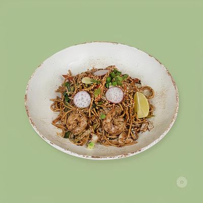 Karidesli Noodle