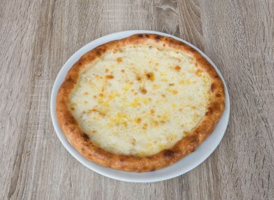 Pastırmalı Üç Peynirli Pide (Yuvarlak) (Açık)