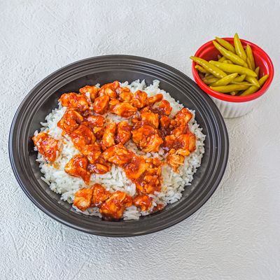 Pilav Üstü Barbekü Soslu Tavuk