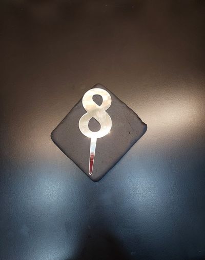 8 Rakam (Gümüş Pleksi)