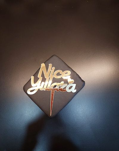 Nice Yıllara Gold Pleksi