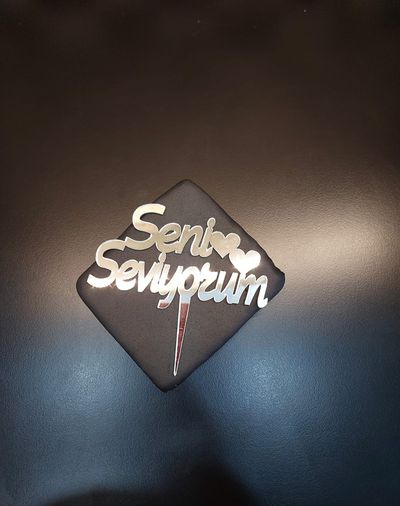 Seni Seviyorum Gümüş Pleksi