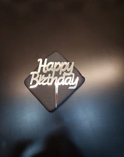 Happy Birthday Gümüş Pleksi
