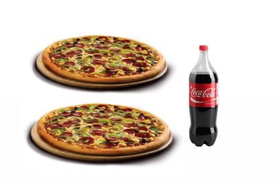 2'li Beşli Lezzet Pizza (Orta Boy) Menü