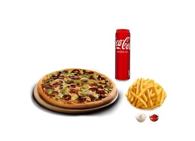 5'li Lezzet Pizza (Orta Boy) Menü