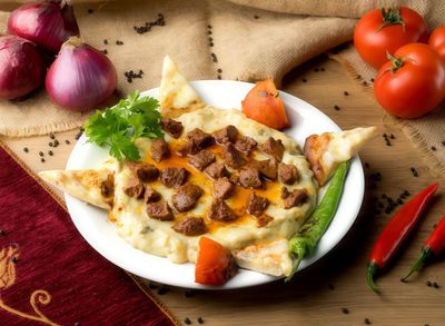 Beğendili Kebap (Kuzu Şişten)