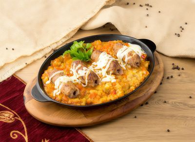 Patlıcan Söğürme Kebap (Kıymadan)