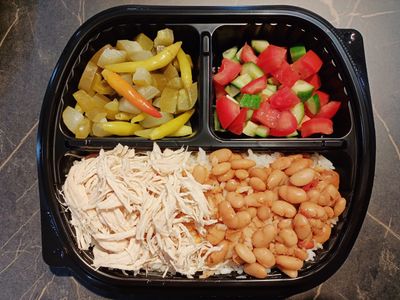 Pilav Üstü İspir Fasulye & Tavuk