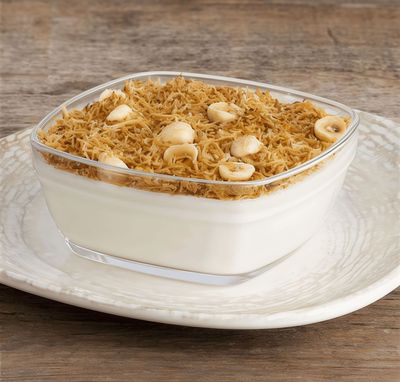 Kadayıflı Fındıklı Muhallebi