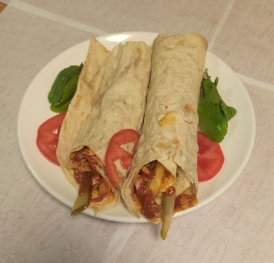 Hatay Soslu Tavuk Döner Dürüm (Small)