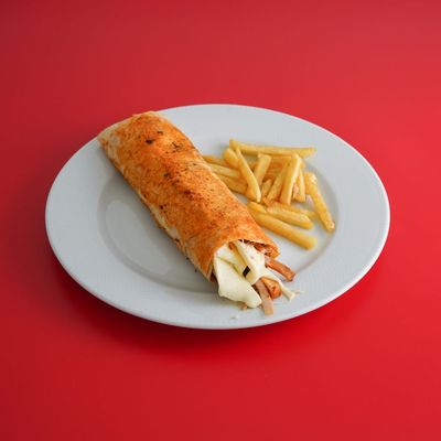 Kaşarlı Tavuk Dürüm