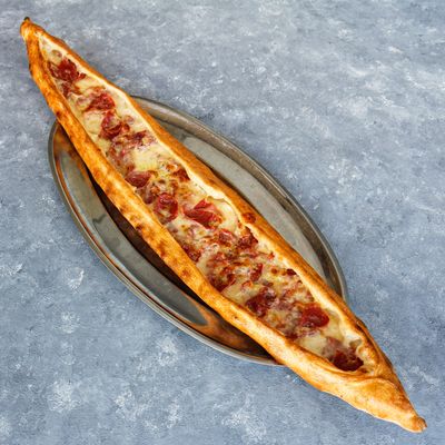 Pastırmalı Kaşarlı Pide (Açık)