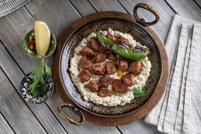 Alinazik Kebap (Dana Şiş)